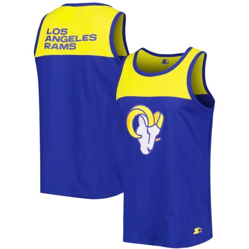 Los Angeles Rams Men’s starter tank top Sz large
